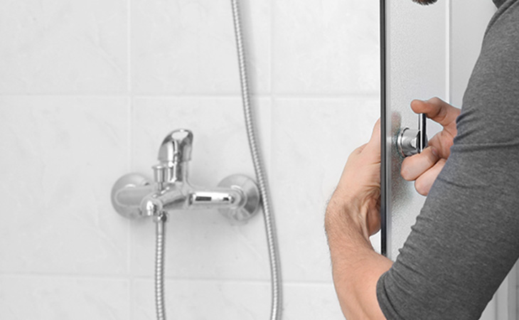 Shower Door Installation and Other Bathroom Repairs