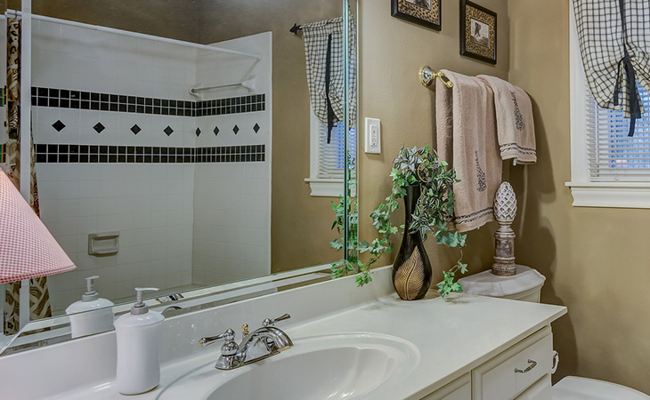 Vanity and Bathroom Mirror Installation